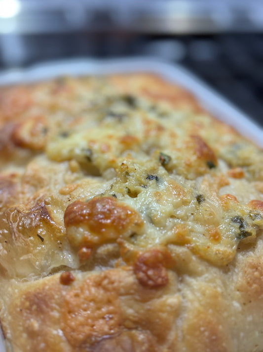 Garlic & Cheese Focaccia